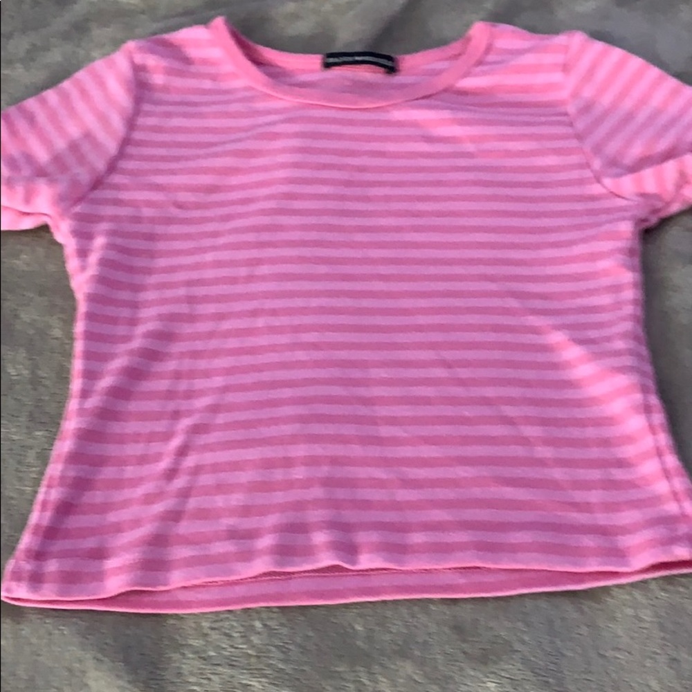 Brandy Melville bubblegum pink top